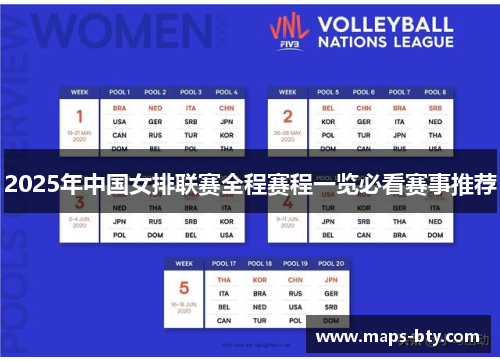 2025年中国女排联赛全程赛程一览必看赛事推荐