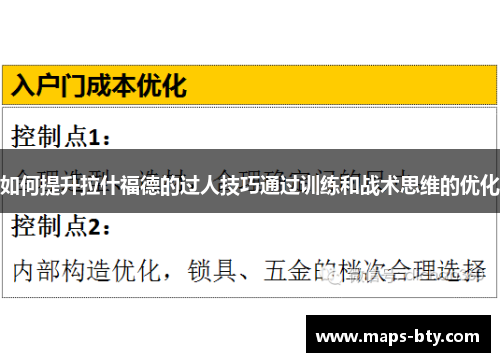 如何提升拉什福德的过人技巧通过训练和战术思维的优化